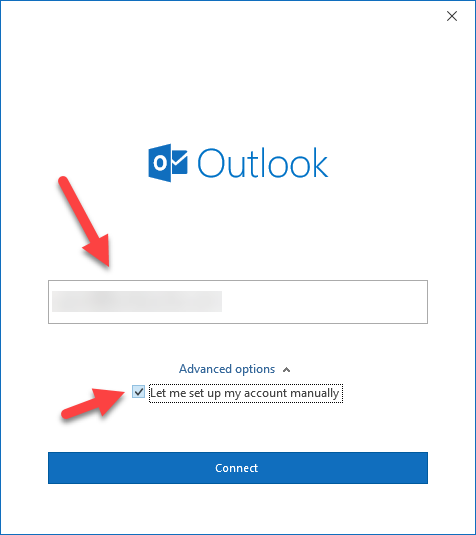 how to set up outlook 2010 with office 365 email account